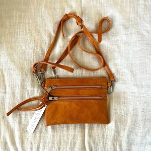 FINAL SALE: NWT Leather Crossbody Bag